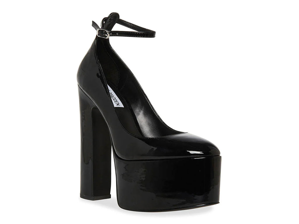 Zapatos de Tacón Steve Madden Negro Charol para Mujer
