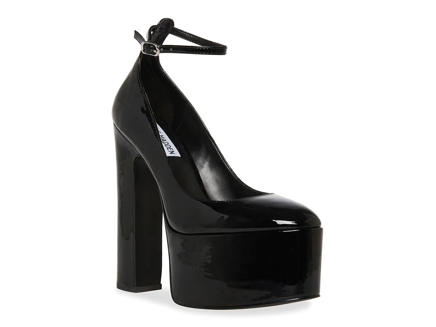 Zapatos de Tacón Steve Madden Negro Charol para Mujer