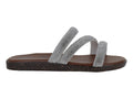 Sandalias Luna Rosa Plata para Mujer