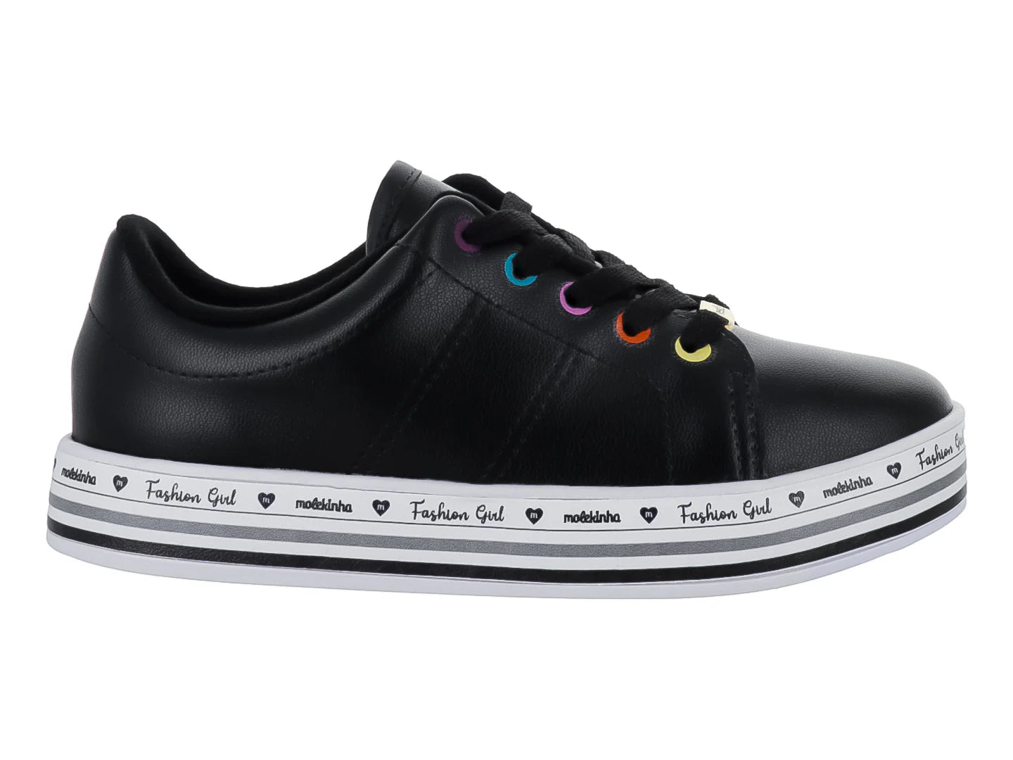 Tenis Molekinha Negro para Niña