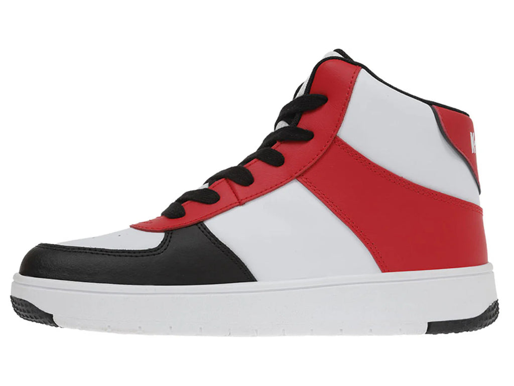 Tenis K Swiss Salt Mid Blanco Rojo y Negro para Niño