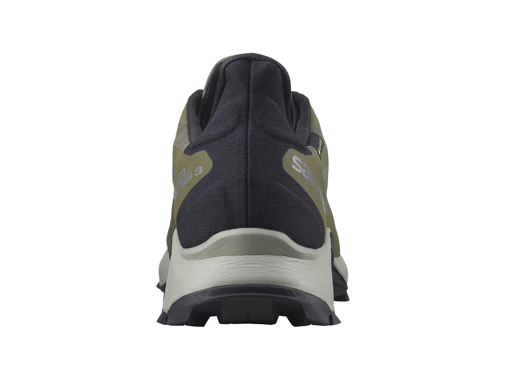 Tenis Salomon Supercross 3 GTX Color Verde Oliva para Hombre