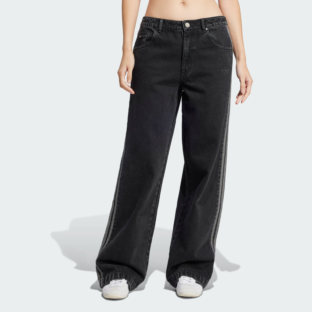 Women's adidas Adicolor Denim 3-Stripes Track Pants