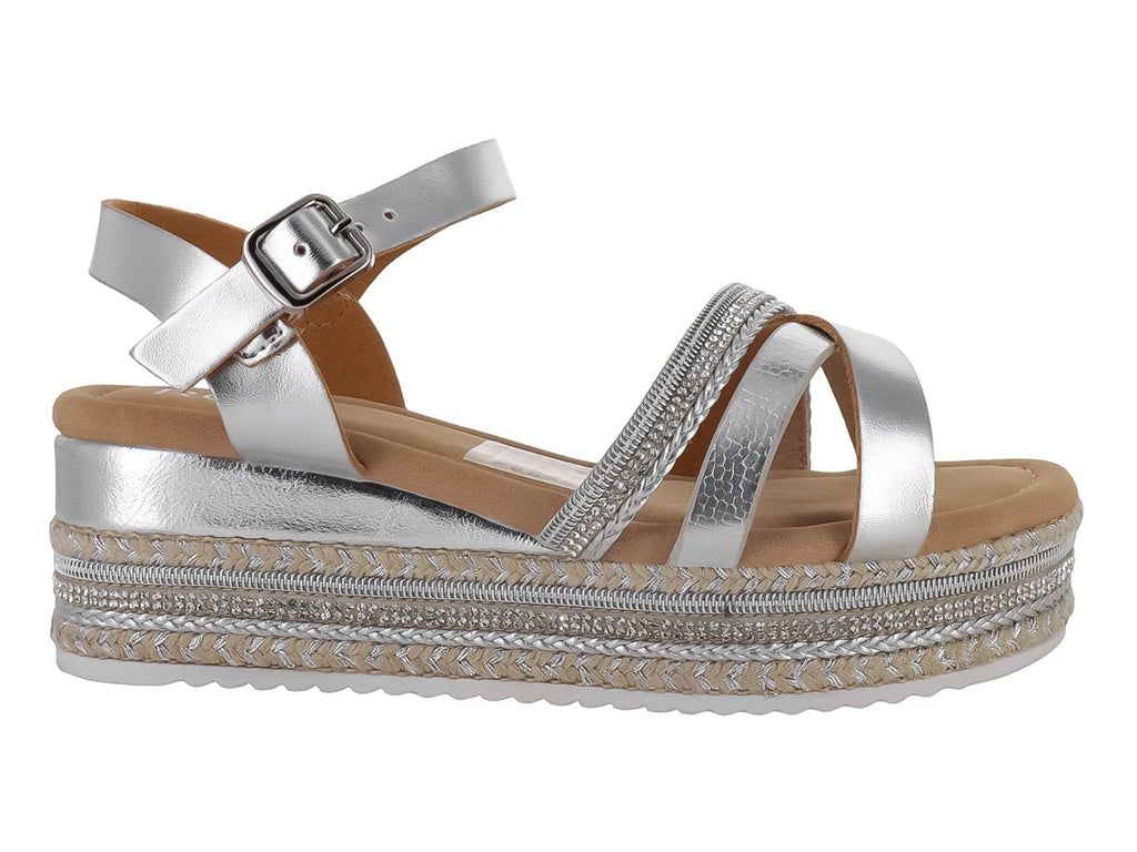 Sandalias ROZE Plata para Niña