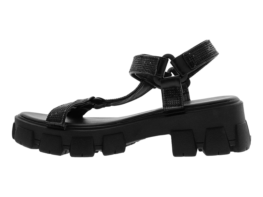 Sandalias Gladiador Furor Negro para Mujer
