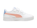 Tenis PUMA Carina 20 V Blanco Rosa y Azul para Niña