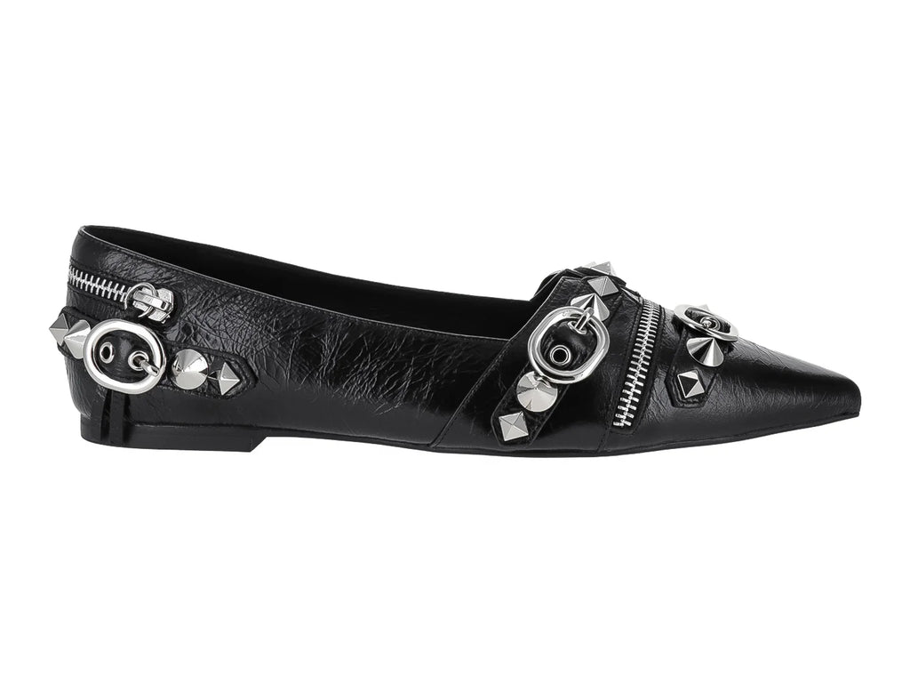 Zapatos Planos Jeffrey Campbell Roxine Negro para Mujer