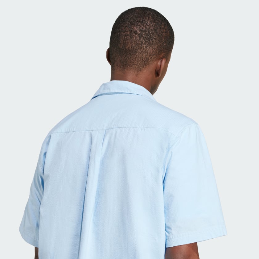 Men's adidas Essentials Seersucker Short Sleeve Shirt