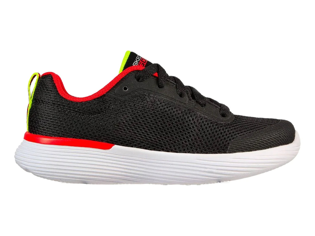 Tenis Skechers Negro y Rojo para Niño