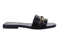 Sandalias ROZE Croco Negro para Mujer