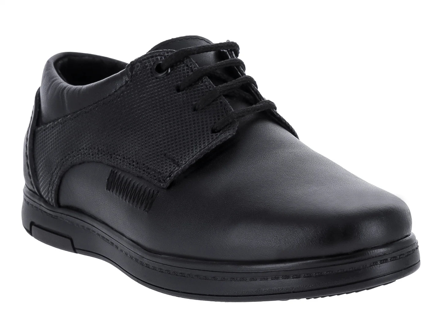Zapatos Germany Negro de Cuero Napa para Niño