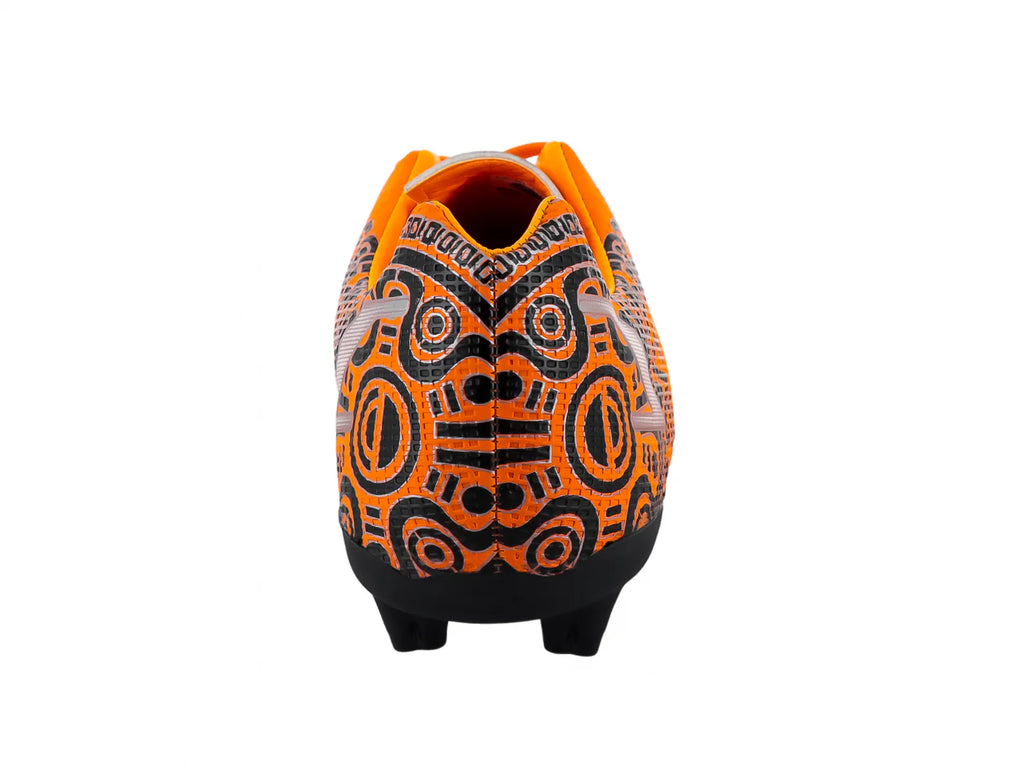 Tenis de Fútbol Leon Trucco Naranja y Negro para Hombre