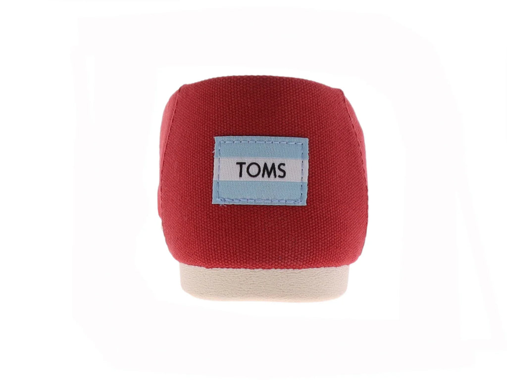 Zapatos Alpargatas TOMS Rojo para Hombre