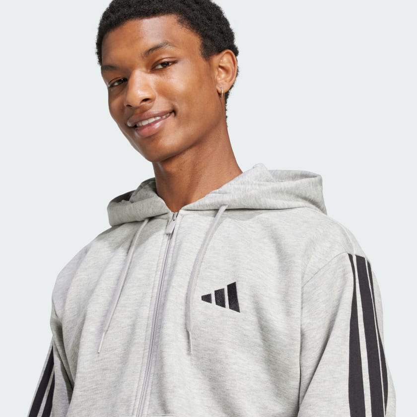 Men's adidas Essentials 3-Stripes Fleece Hoodie