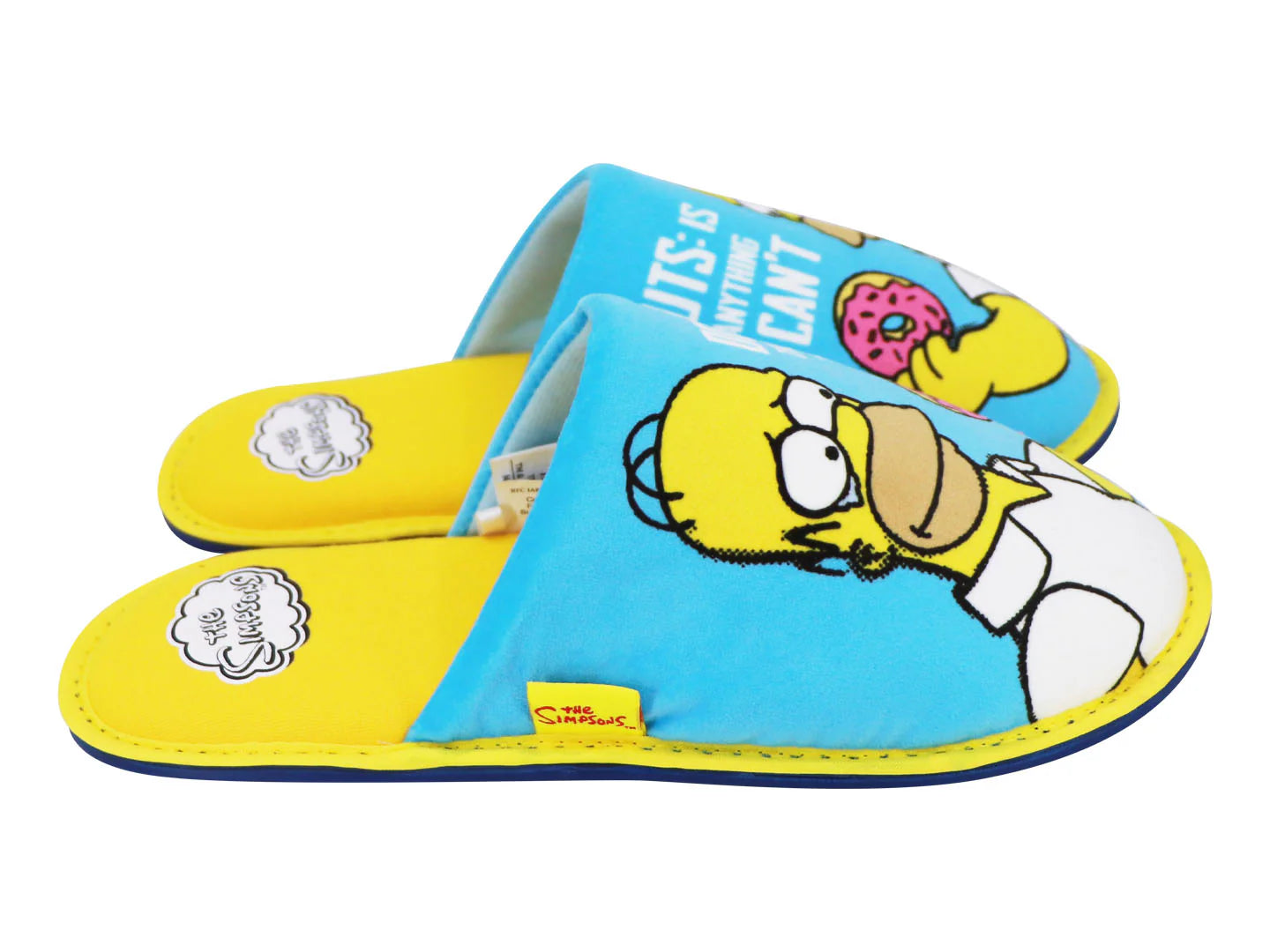 Pantuflas ARRA Azul Amarillo de Homero para Hombre