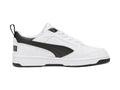 Tenis PUMA Rebound V6 Lo Blanco y Negro para Niño