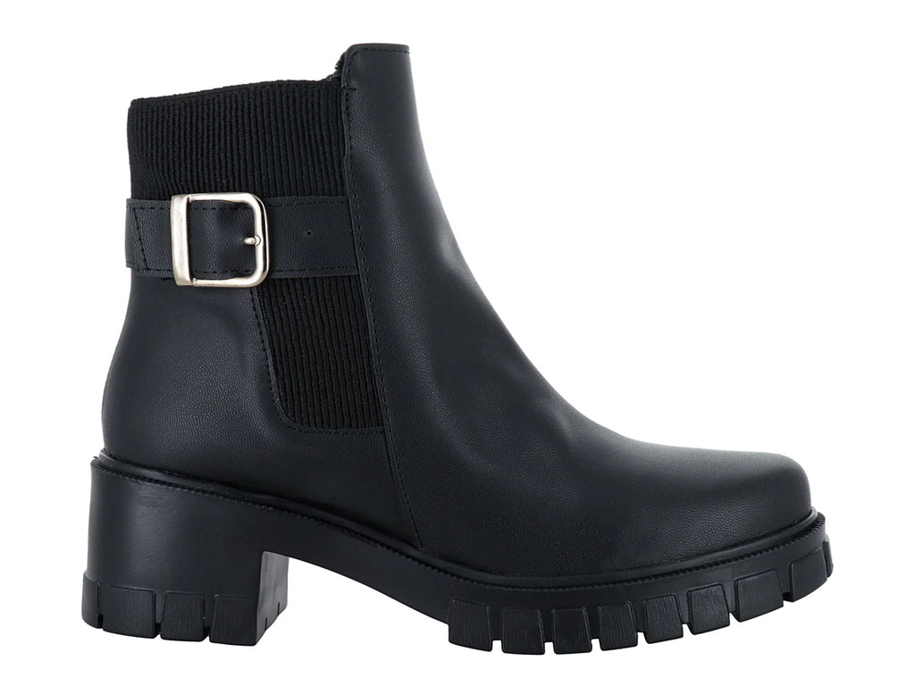 Botines Luna Rosa Negro para Mujer