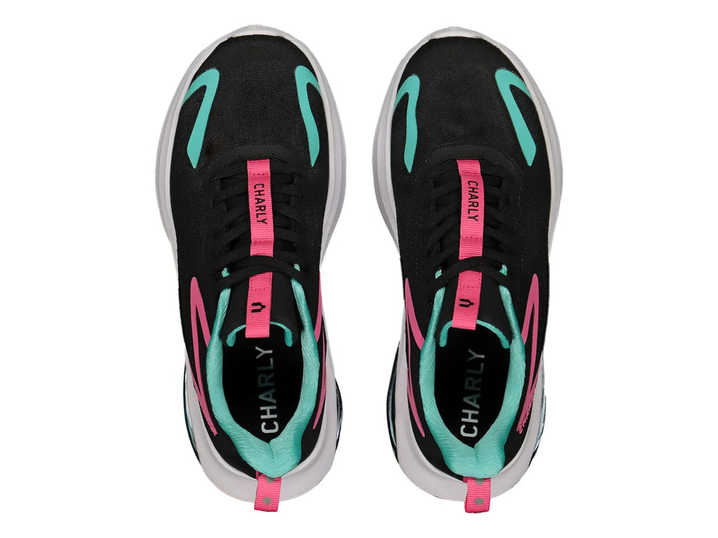Tenis Charly Negro Aqua para Mujer