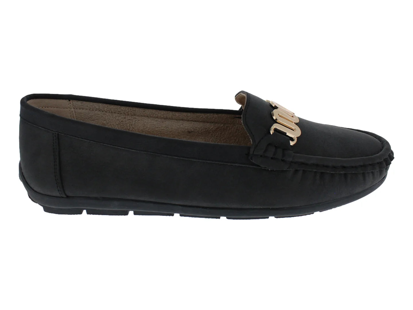 Zapatos Mocasines Comfort Fit Negro para Mujer