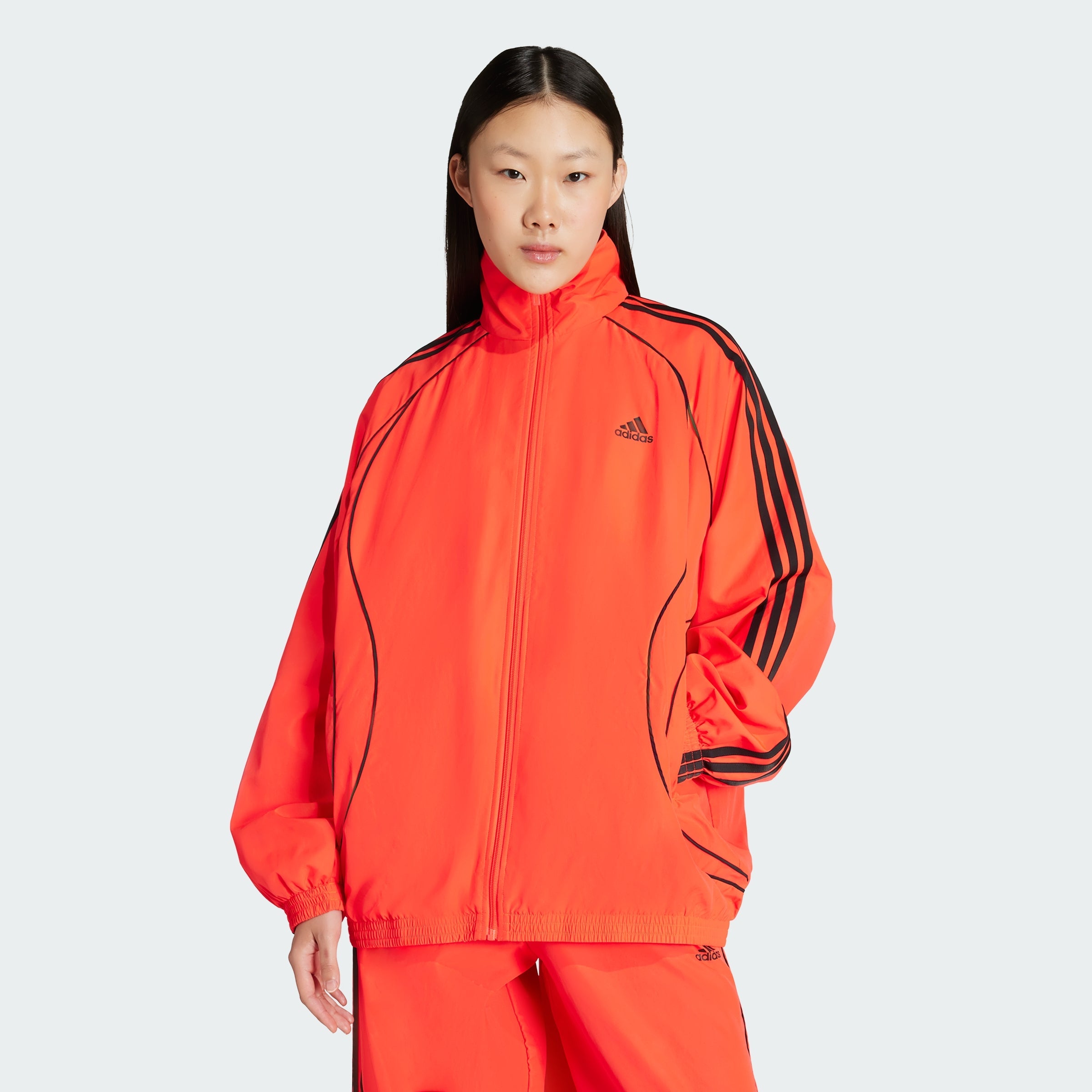 Women's adidas Teamgeist Adicolor Oversized Woven Track Top