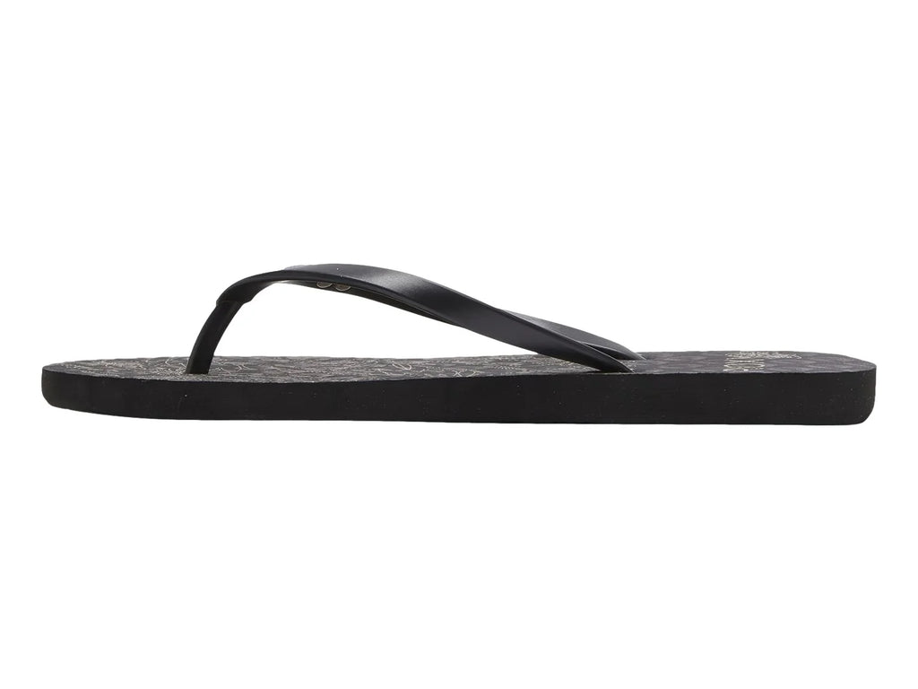 Sandalias Roxy Viva Stamp Negro y Dorado para Mujer
