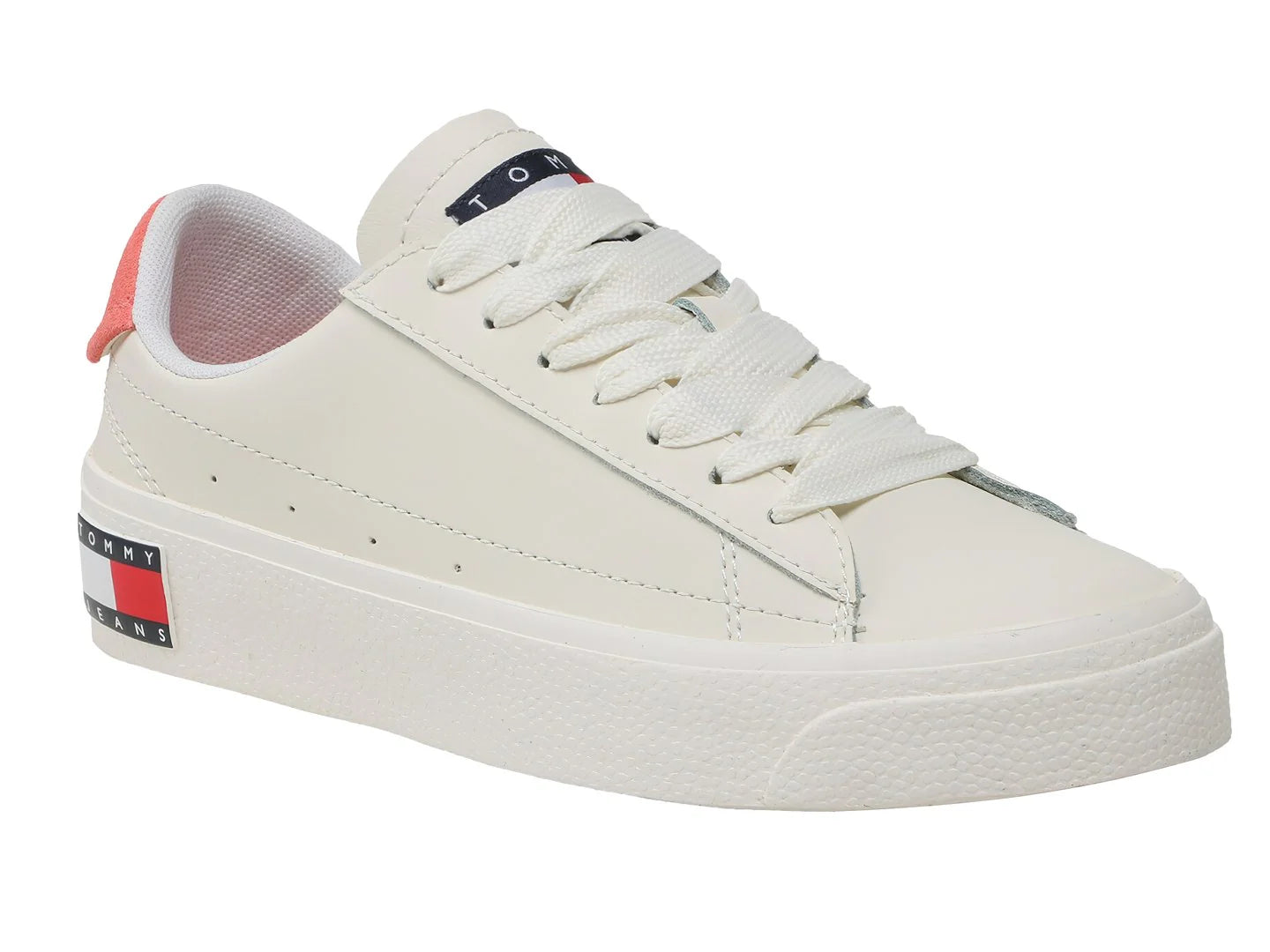 Tenis Tommy Hilfiger Blancos de Plataforma para Mujer
