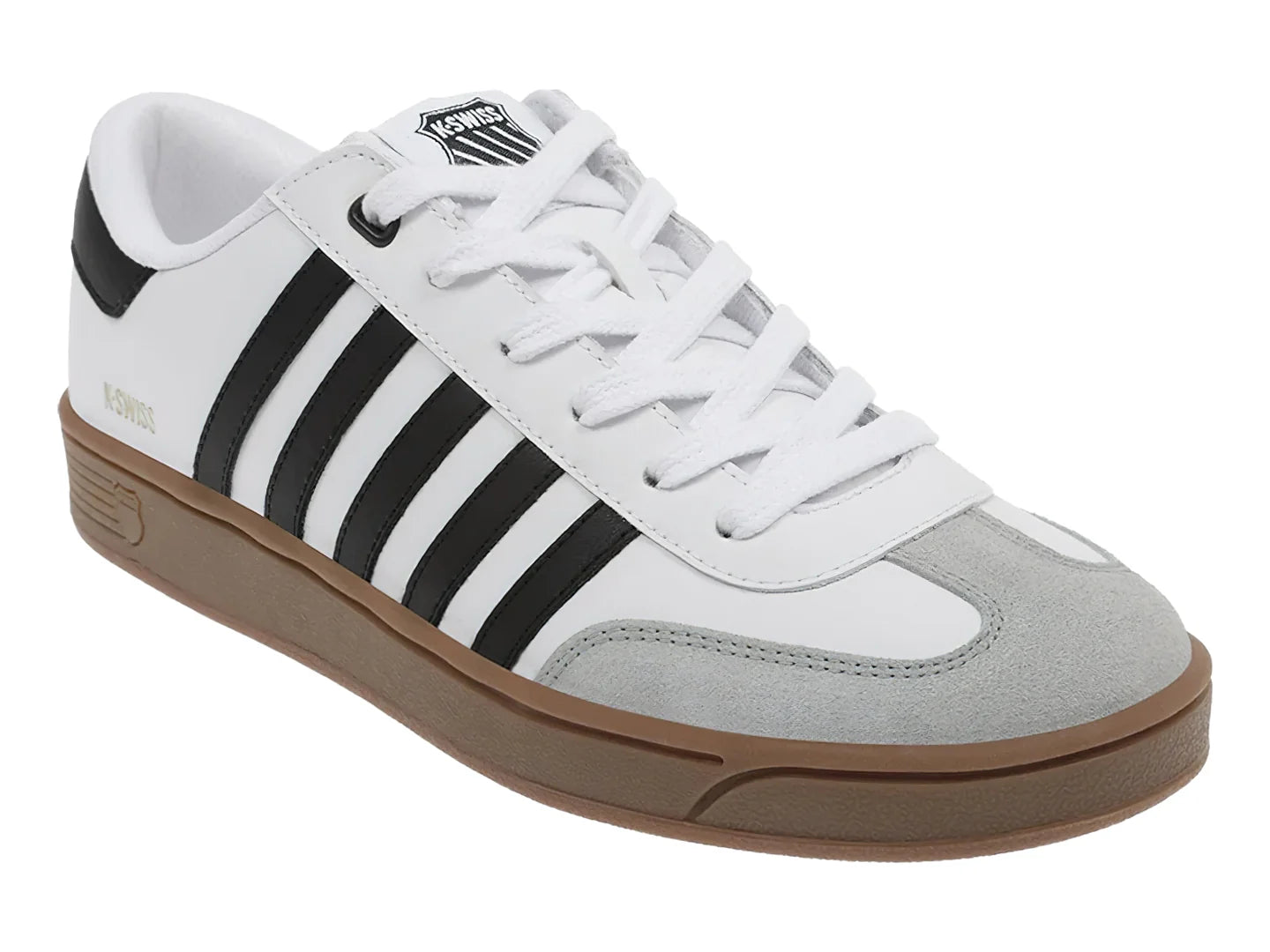 Tenis K SWISS Francis Court Blanco y Negro para Mujer