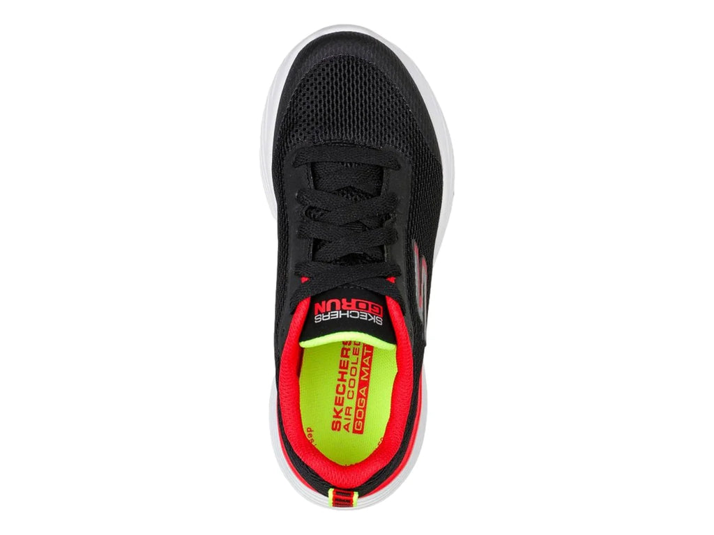 Tenis Skechers Negro y Rojo para Niño