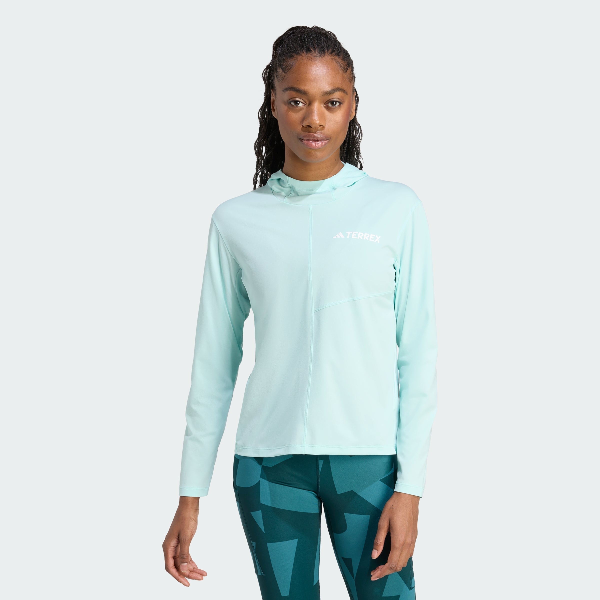Women's adidas Terrex Multi Climacool Hooded Long Sleeve Top
