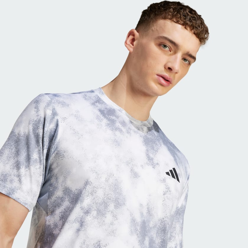 Men's adidas Train Essentials Seasonal All Over Print Tee