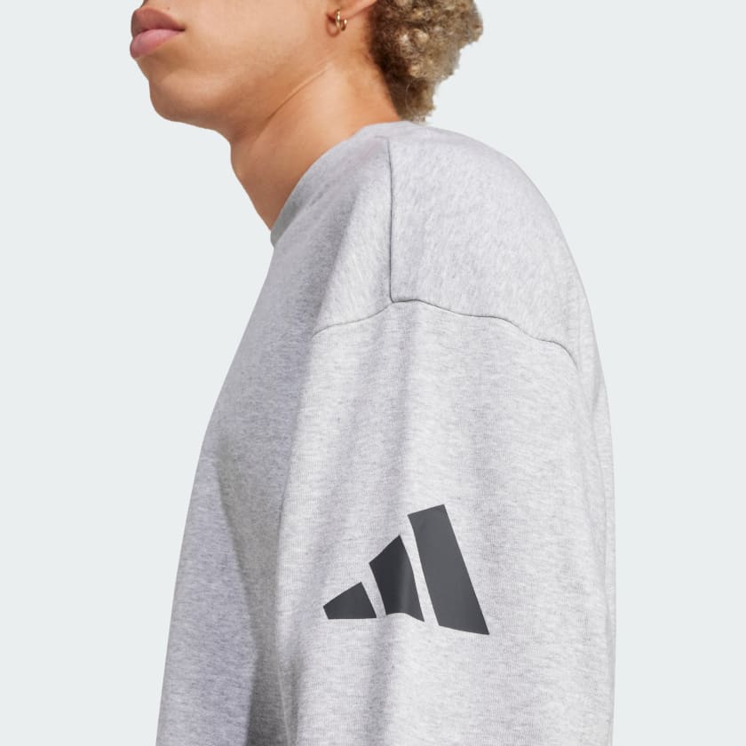 Men's adidas Essentials Loose Fit 3 Bar Logo Sweatshirt