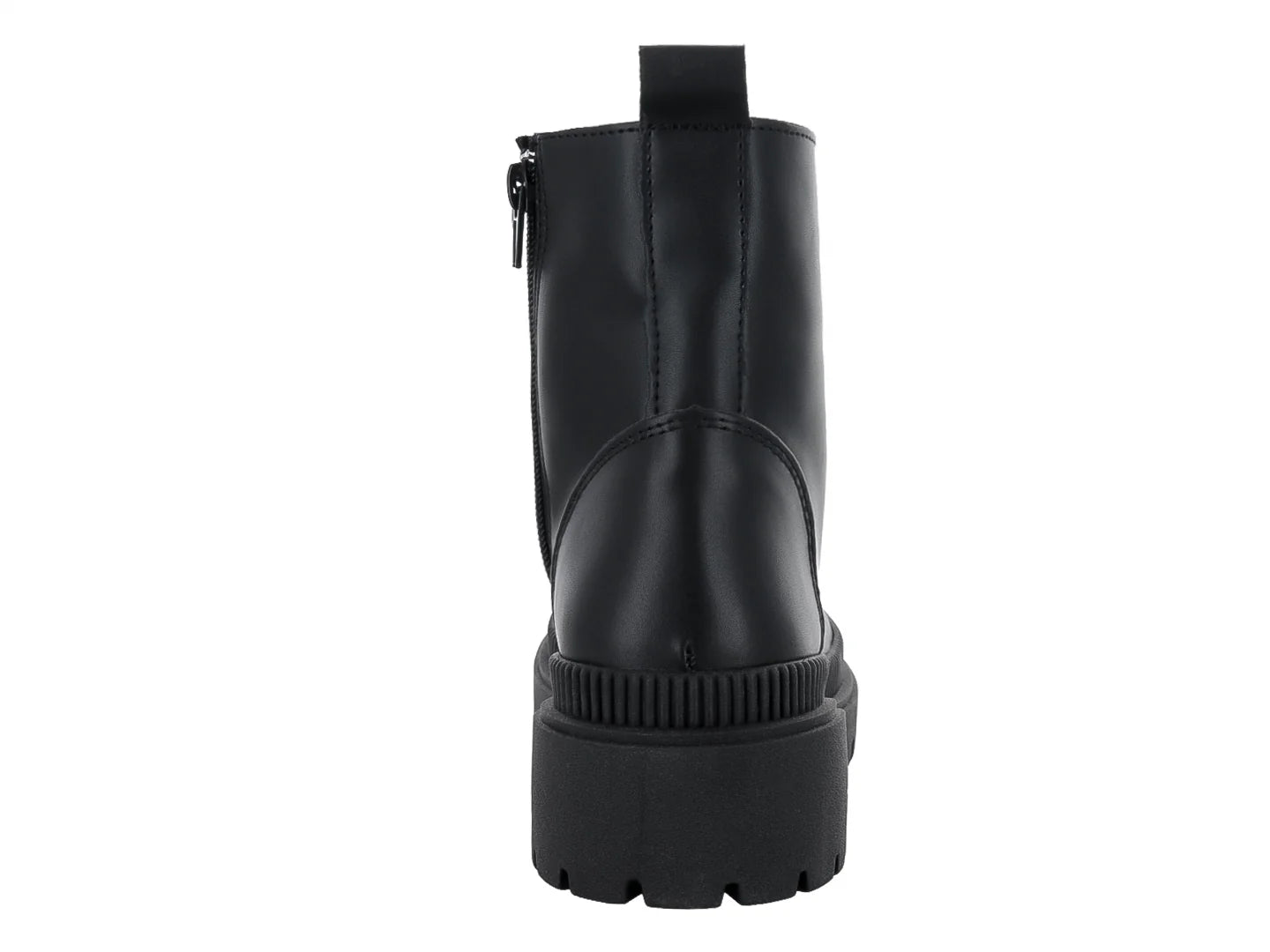 Botines Combat Luna Rosa Negro para Mujer