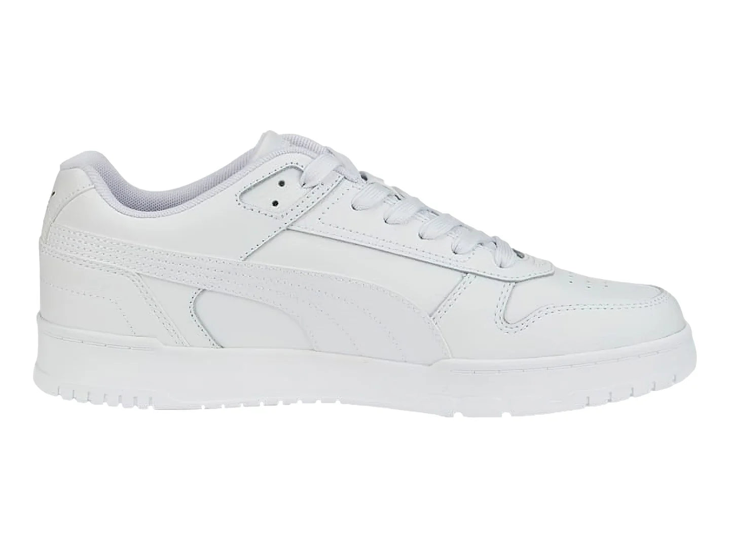 Tenis PUMA RBD Game Low Blancos con Dorado para Mujer