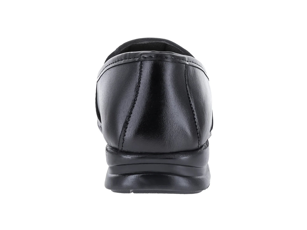 Zapatos Mocasines de Piel Negro Luna Rosa para Mujer