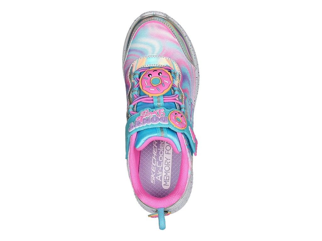 Tenis Skechers Jumpsters Plata Multicolor para Niña