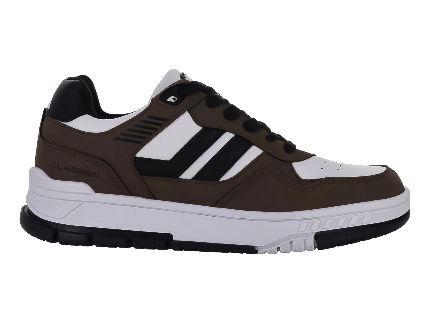Tenis Clasben Bowery Blanco Militar para Hombre