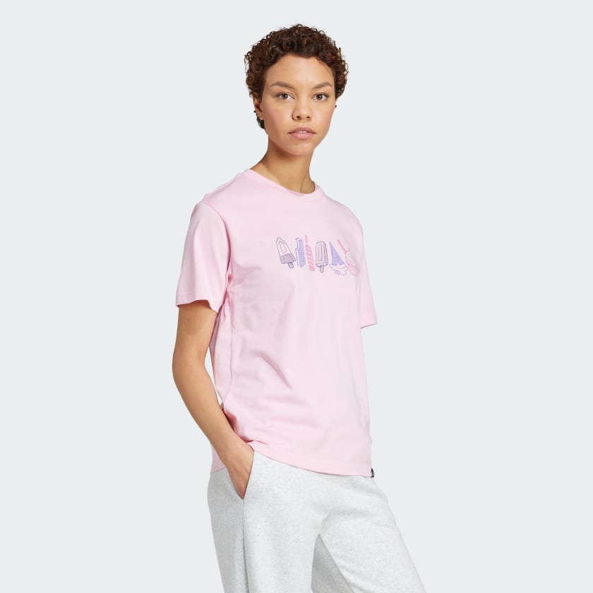 Women's adidas Lounge Food Graphic Tee