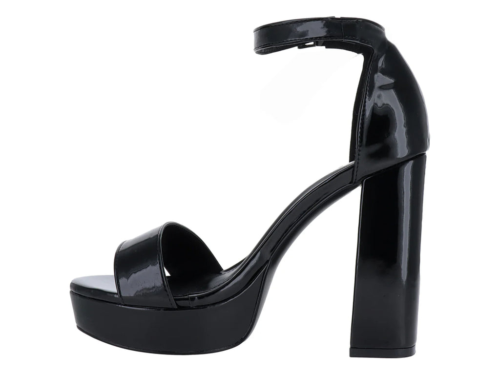 Sandalias Donova de Charol Negro para Mujer