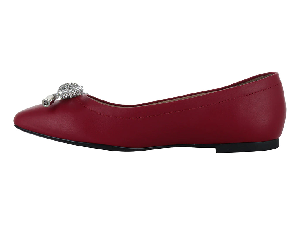 Zapatos Planos Salamandra Rojo Salas para Mujer