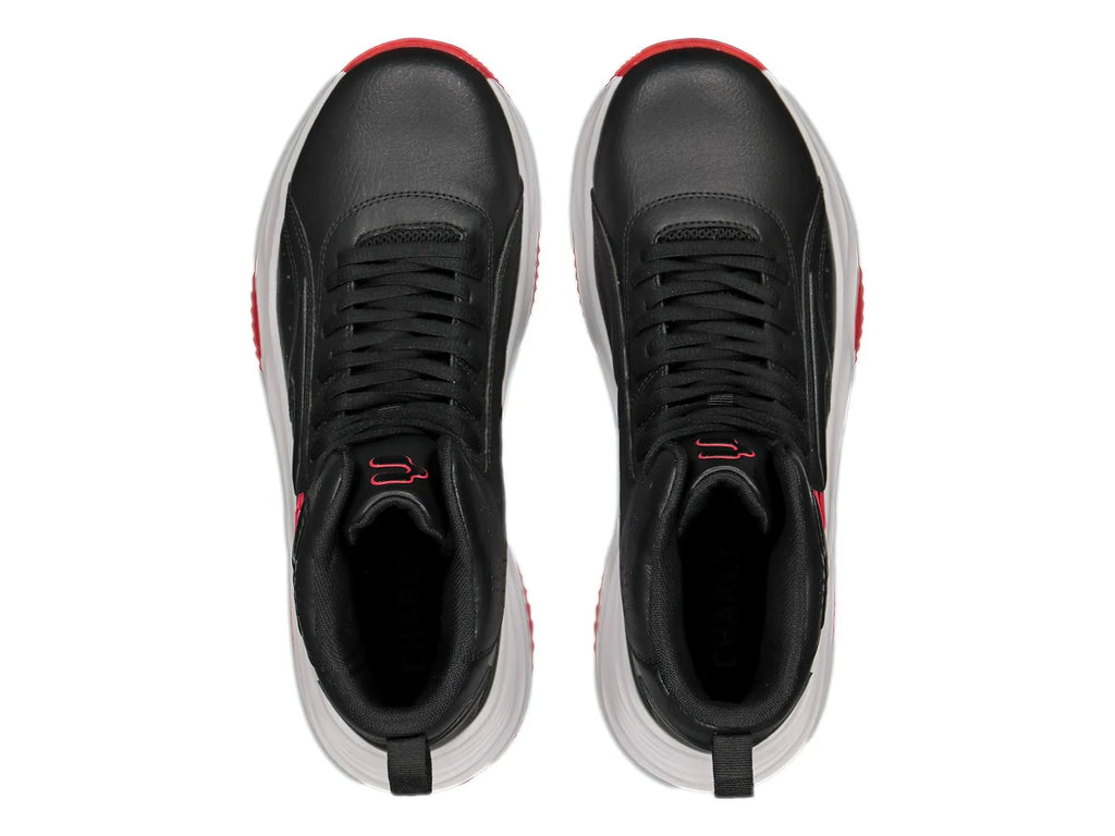 Tenis de Baloncesto Charly Negro y Rojo para Hombre