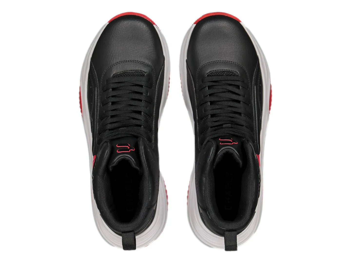 Tenis de Baloncesto Charly Negro y Rojo para Hombre