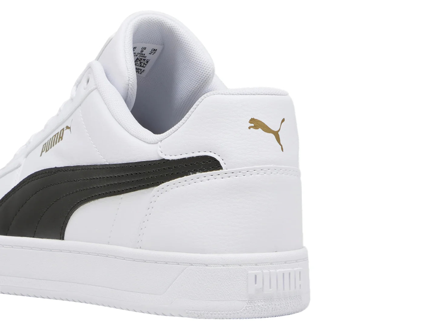 Tenis PUMA Caven 20 Blanco y Dorado para Hombre