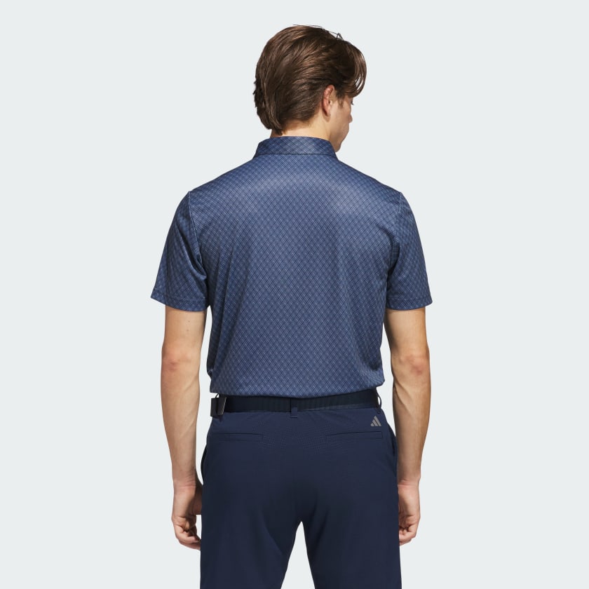 Men's adidas Core Allover Print Polo Shirt