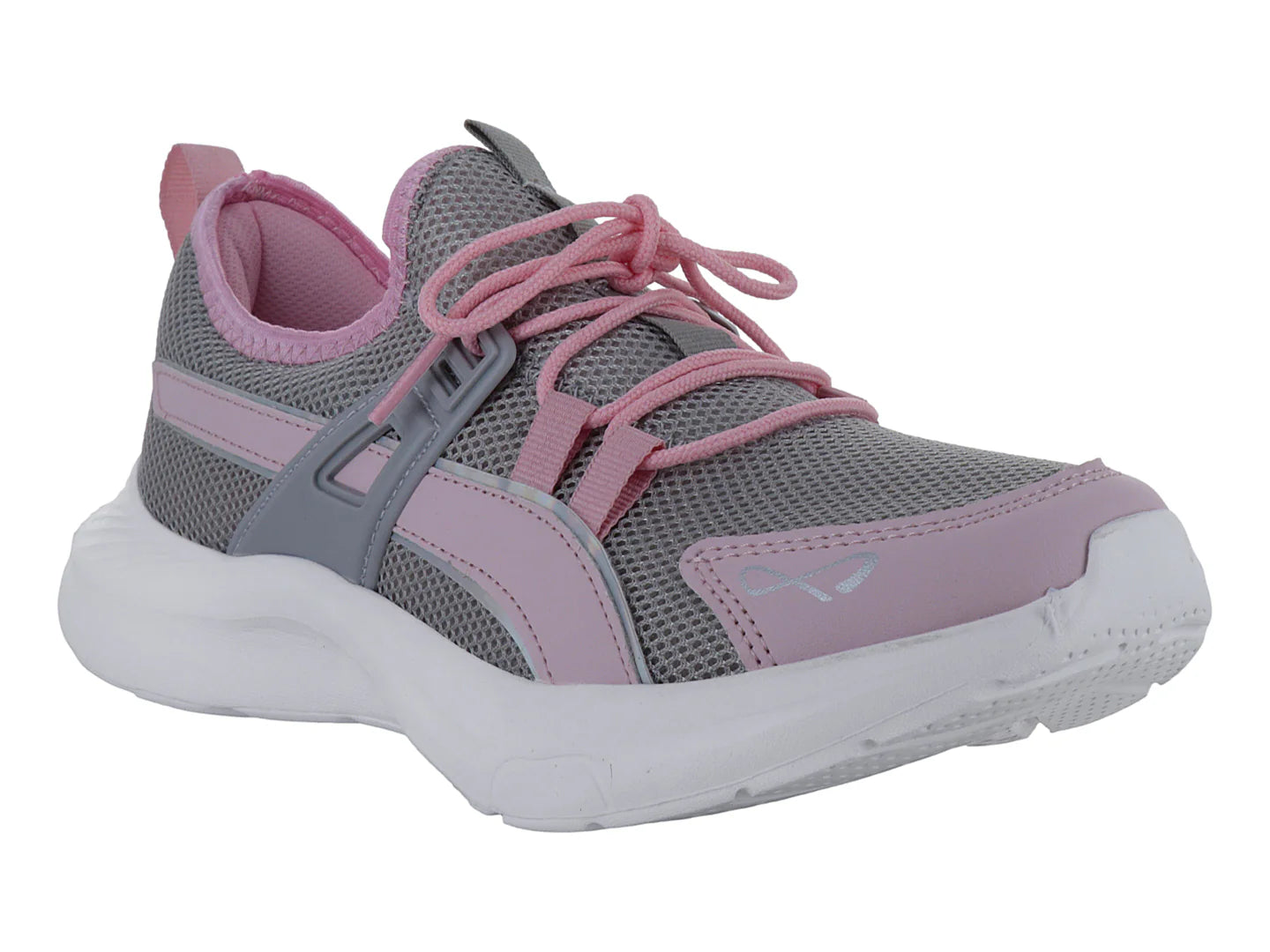 Tenis Andrax Gris y Rosa para Mujer