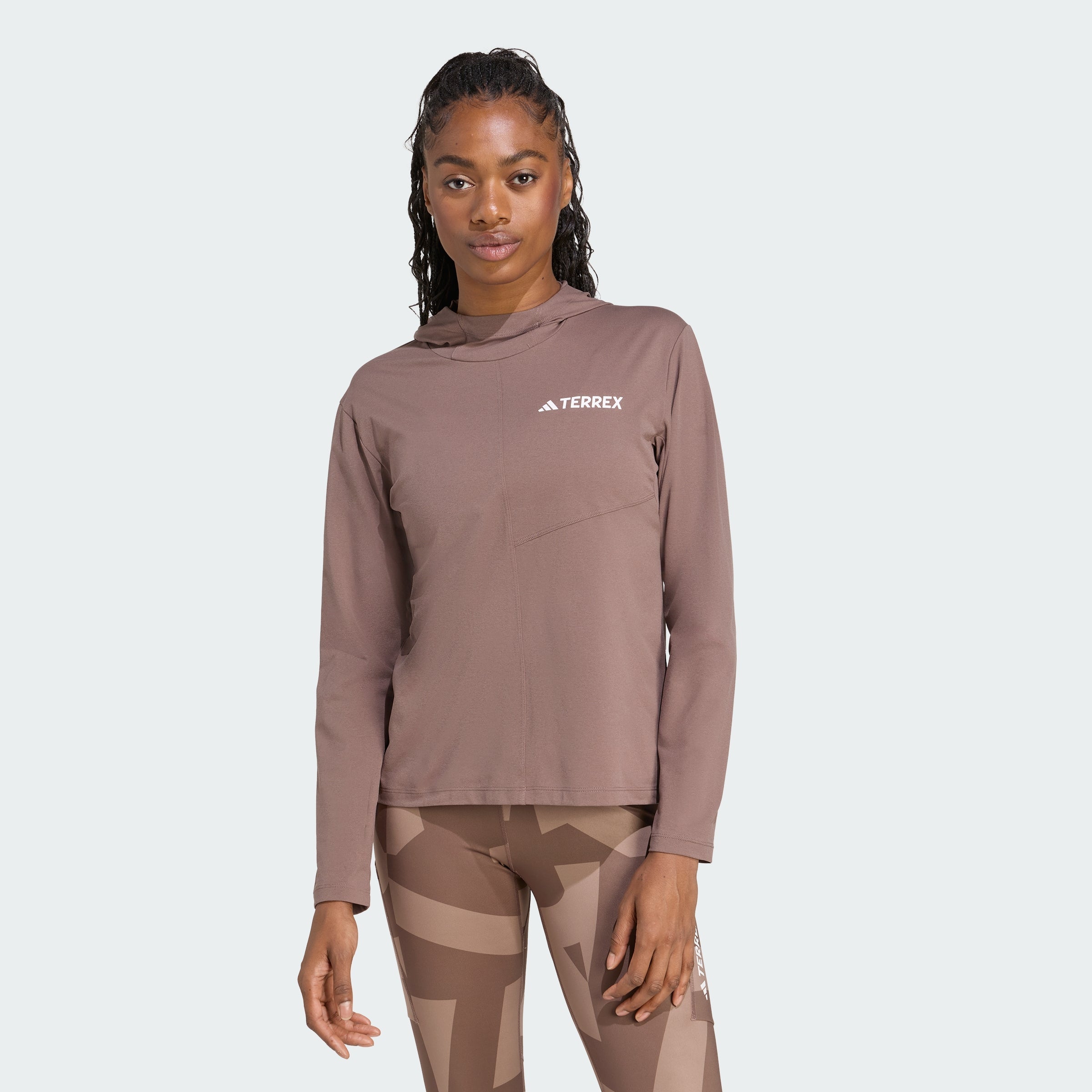 Women's adidas Terrex Multi Climacool Hooded Long Sleeve Top