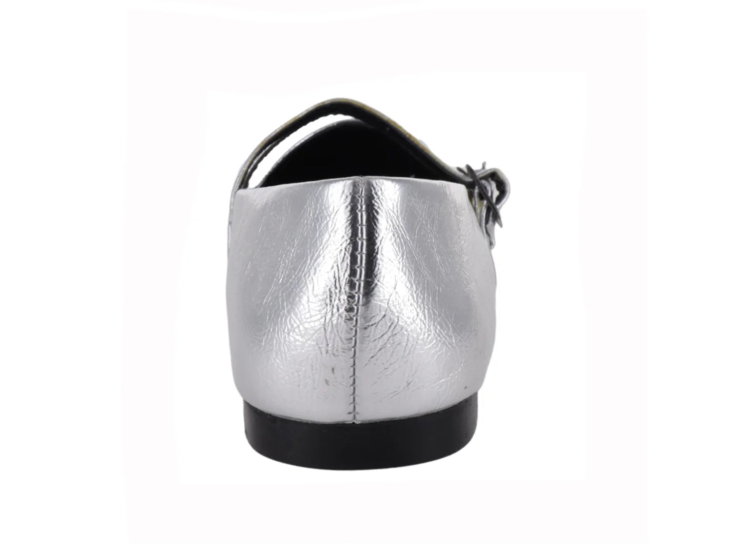 Zapatos Planos Luna Rosa Plata para Mujer