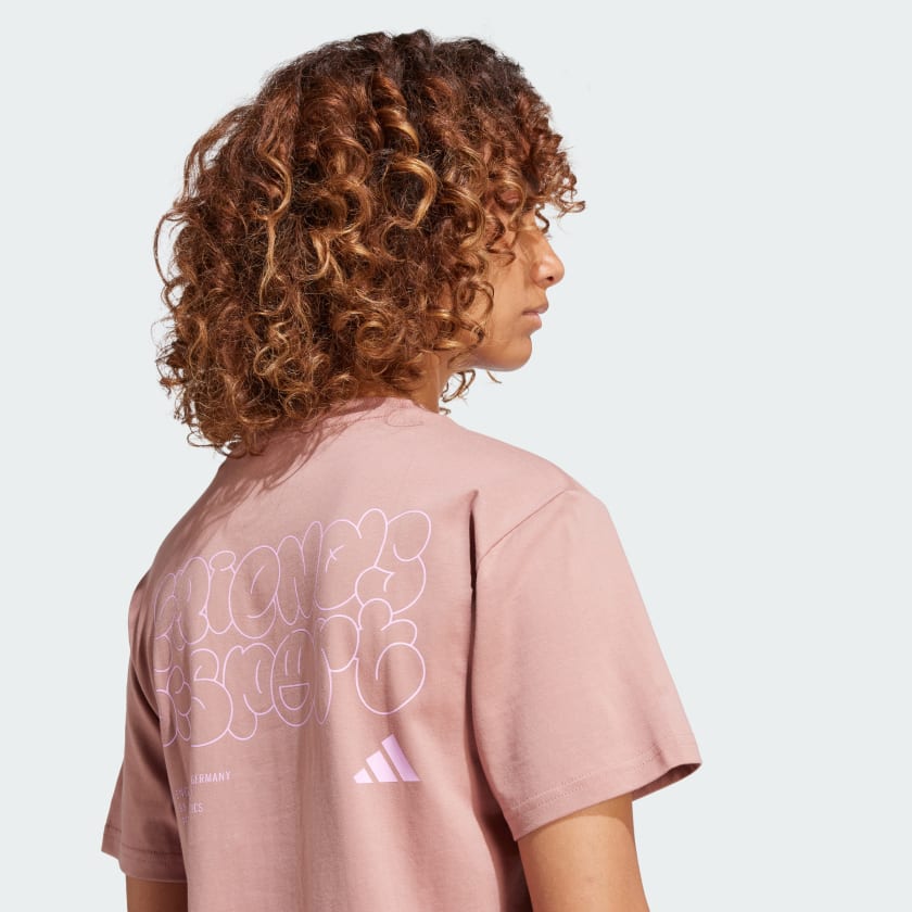 Women's adidas Lounge Verbiage Graphic Tee