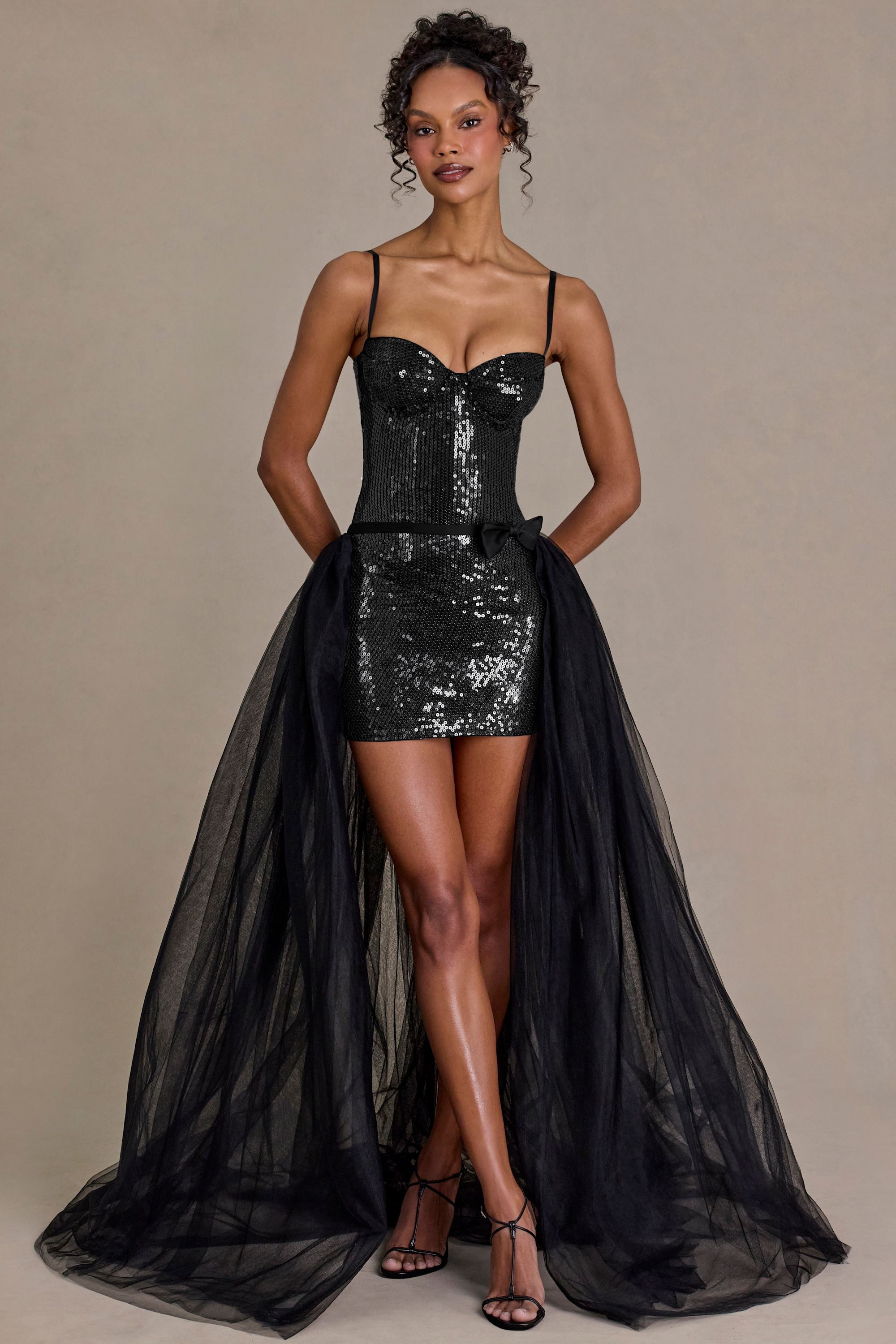 Premium Tulle Skirt in Black