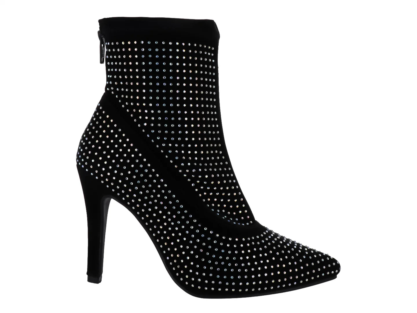 Botines Luna Rosa Negro y Plata para Mujer