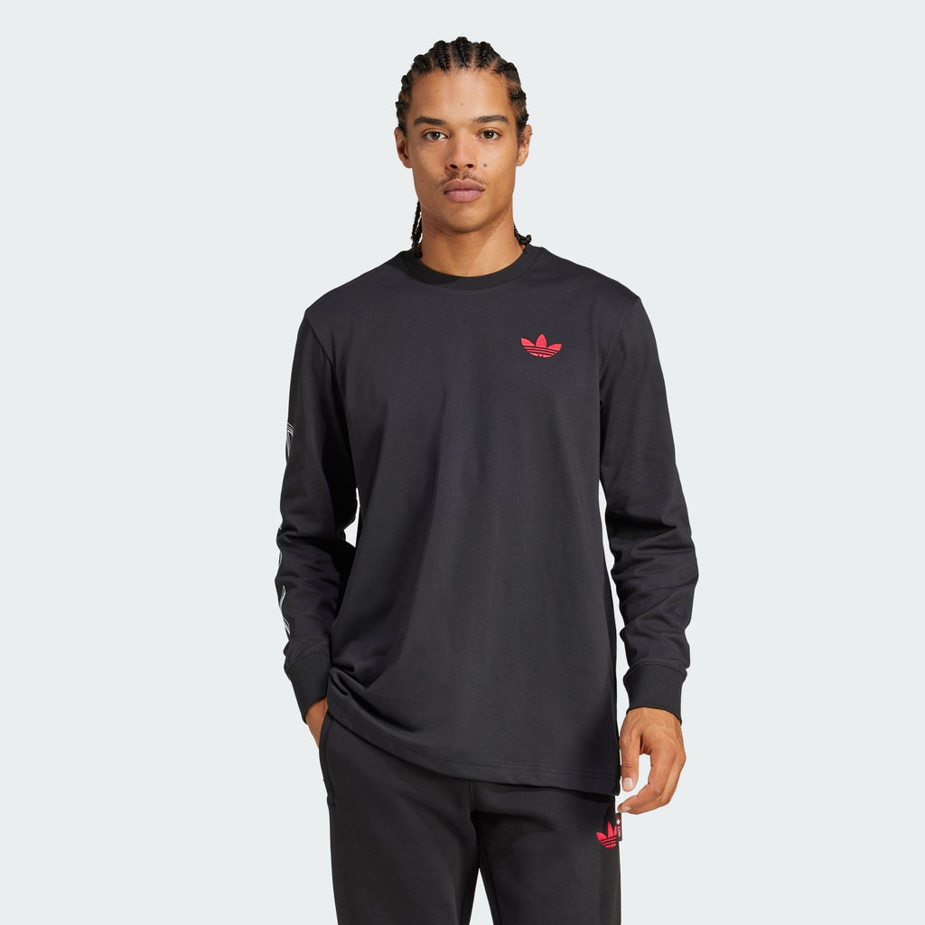 Men's adidas Ajax Amsterdam Long Sleeve Graphic Tee